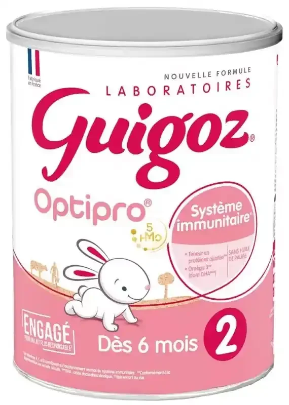 Guigoz Optipro 2 Lait 2ème Âge Dès 6 Mois 780 g
