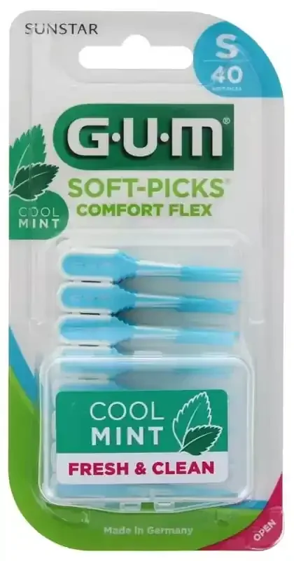 Gum Bâtonnet Interdentaire Soft-Picks® Comfort Flex Mint Médium – 40 Unités – Taille Small