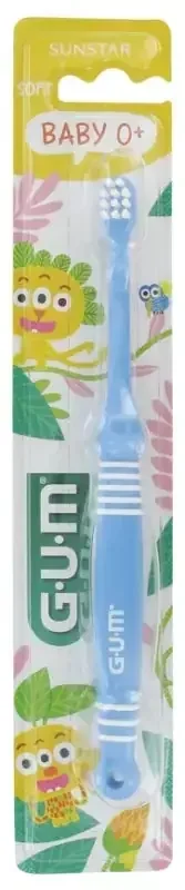 Gum Brosse à Dents Baby 0+ – Couleur Bleu