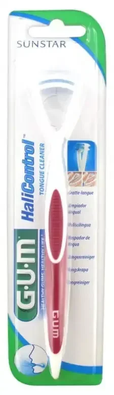 Gum Gratte-Langue Halicontrol® – Couleur Rouge