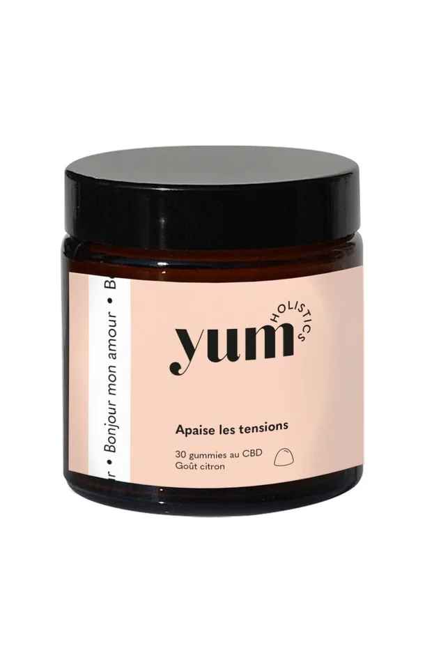 Gummies anti-stress CBD 10 mg – Bonjour mon amour – Citron vert – 1 mois