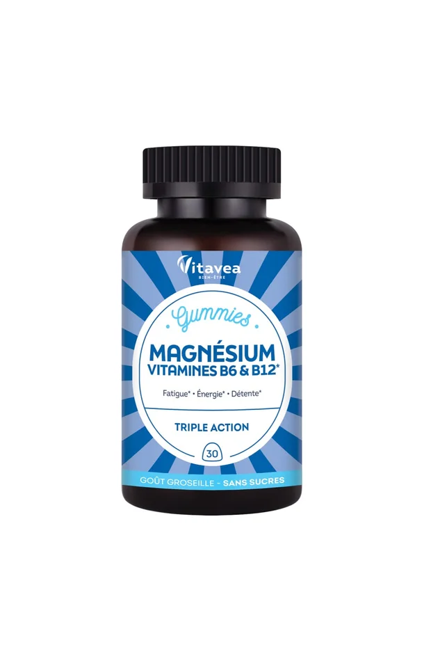 Gummies détente – Magnésium, vitamine B6 & B12 – 1 mois