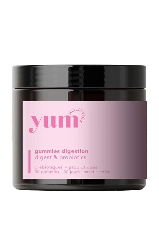 Gummies digestion – Pré & probiotique – Cerise – 1 mois