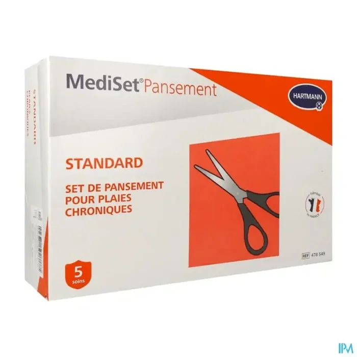 Hartmann mediset pansement standard set de nettoyage et de refection de pansement plaie chronique 5