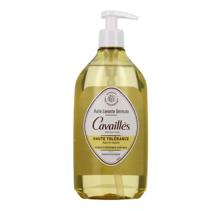 HAUTE TOLERANCE HUILE LAVANTE DERMATO PEAUX ATOPIQUE 500ML ROGE CAVAILLES