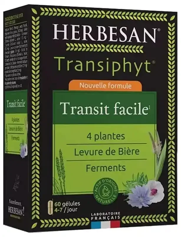 Herbesan Transiphyt Transit Facile 60 gélules
