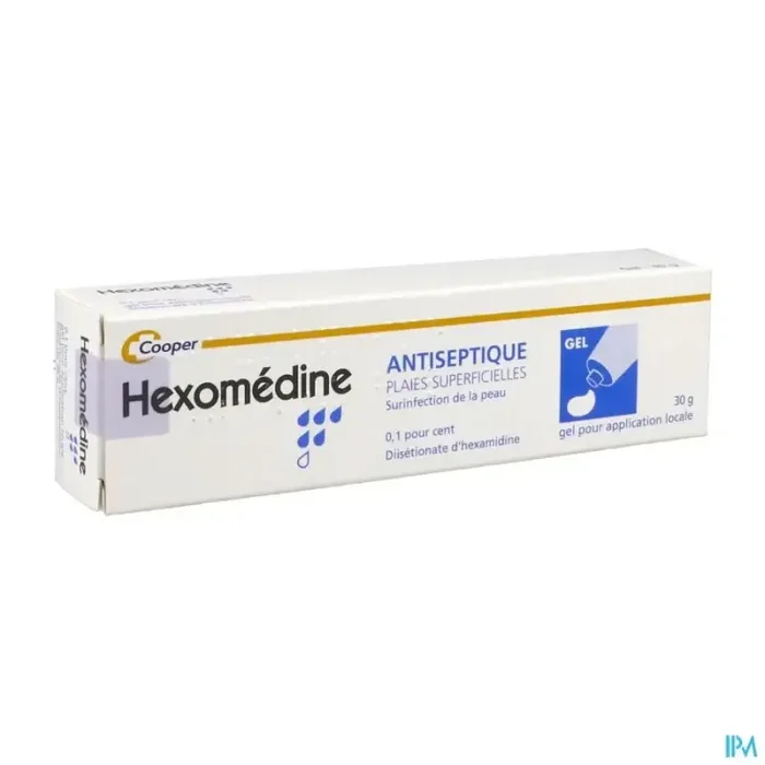 Hexomedine 0.1% gel pour application locale 30g