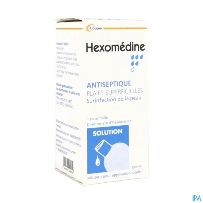 Hexomedine 0.1% solution pour application locale 250ml