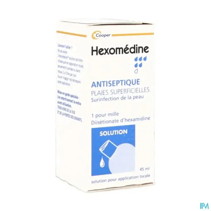 Hexomedine 0.1% solution pour application locale 45ml