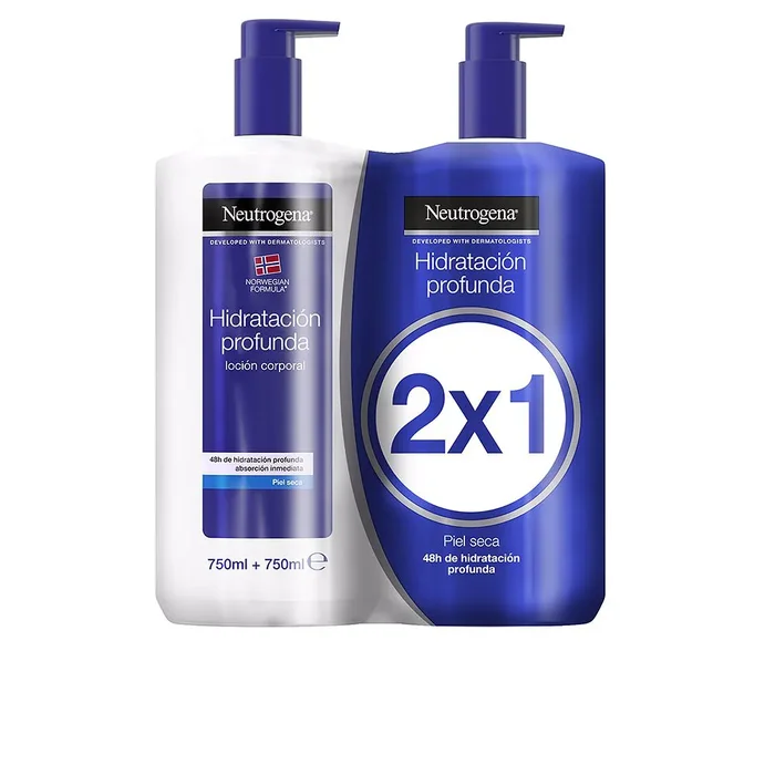 HIDRATACIÓN PROFUNDA LOCIÓN PIEL SECA coffret 2 x 750 ml