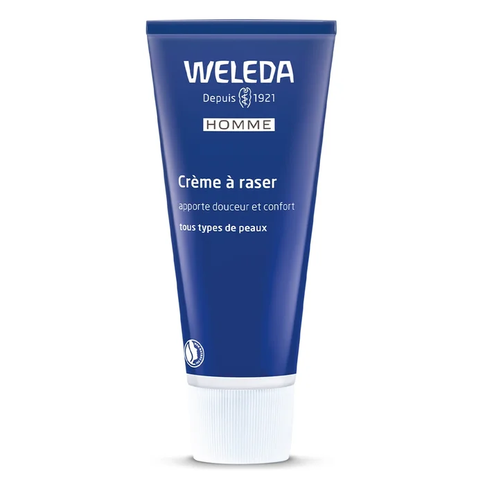 Homme – Crème à Raser – Tous Types de Peaux – Prépare la Peau au Rasage – 75ml