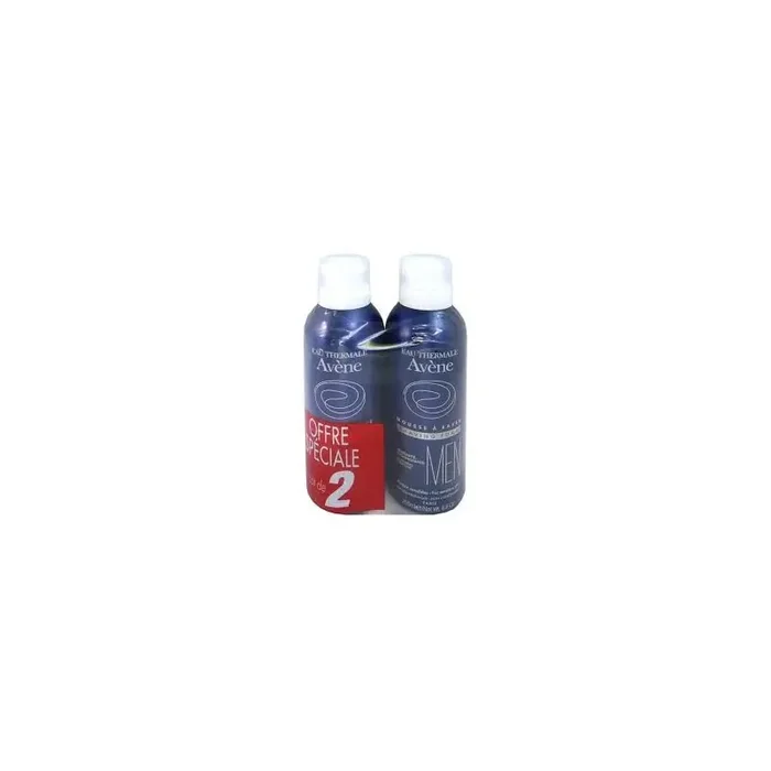 HOMME MOUSSE A RASER LOT 2 X 200 ML AVENE MEN