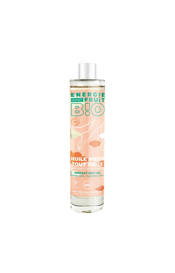 Huile bio pieds tout doux – Peaux très sèches – 100 ml