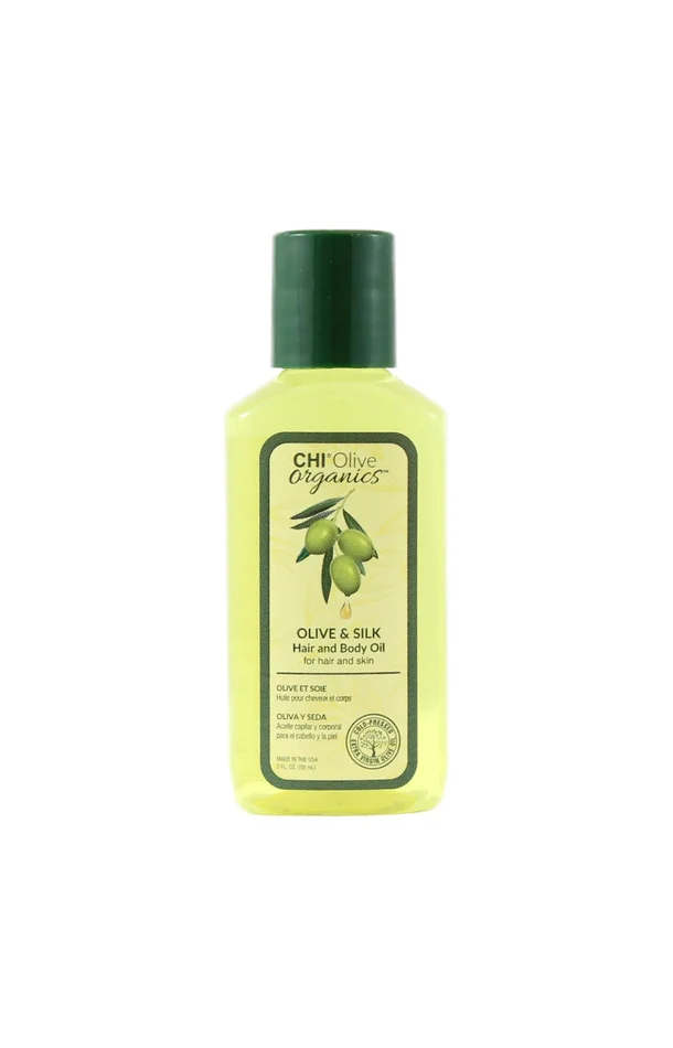 Huile d’olive & de soie – Corps & cheveux – 59 ml