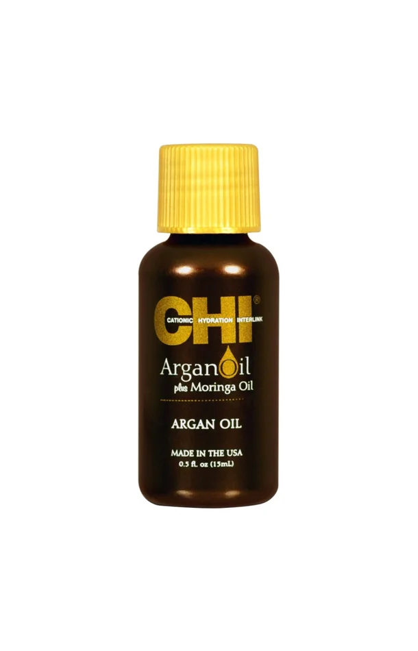 Huile d’argan & de moringa – Cheveux secs & abîmés – 15 ml
