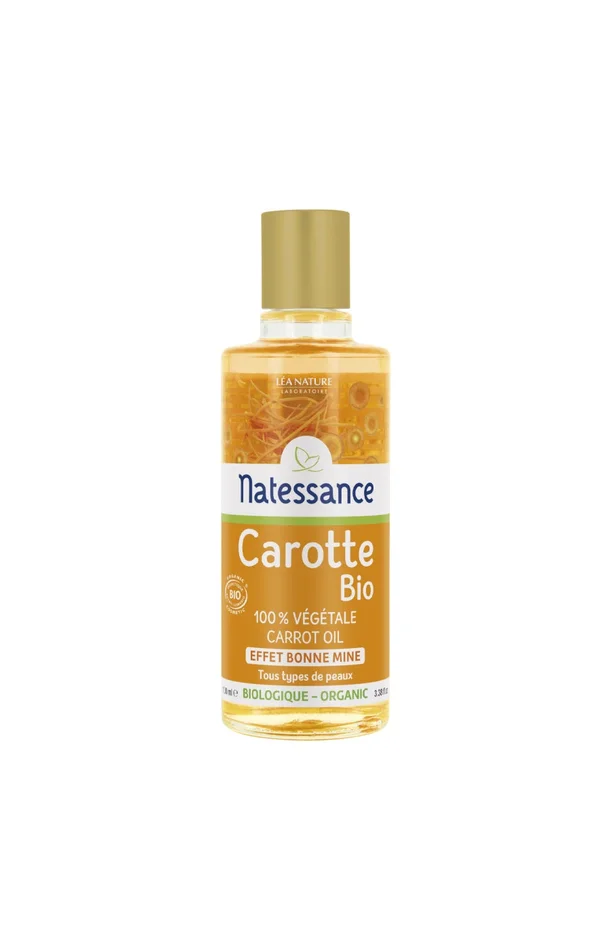 Huile de carotte bio effet bonne mine – Visage