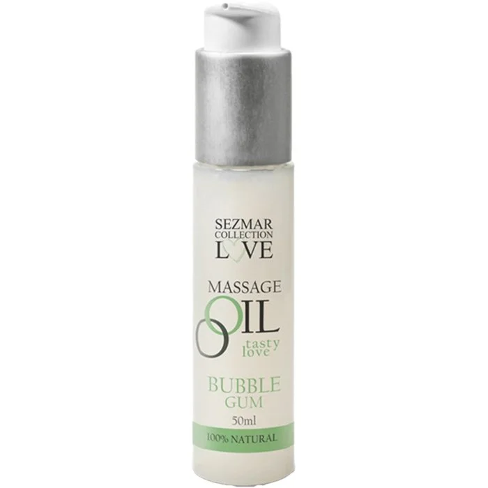 Huile de massage 100% naturelle – Bubble Gum – 50 ml