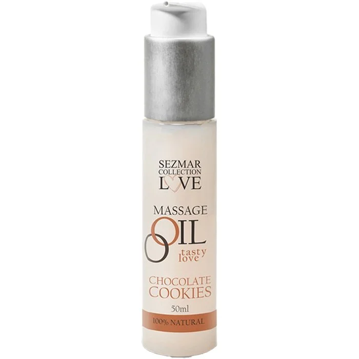Huile de massage 100% naturelle – Chocolat cookie – 50 ml