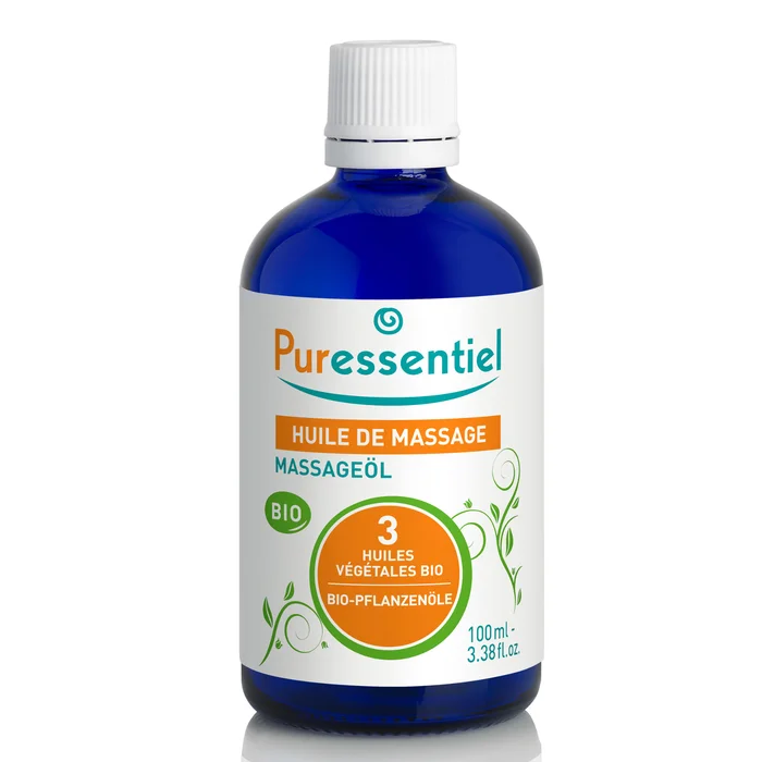 Huile de Massage – 3 Huiles Végétales Bio 100 ml