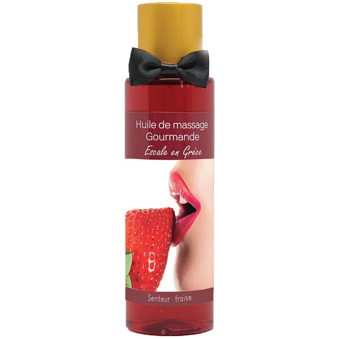 Huile de massage – Fraise – 100 ml