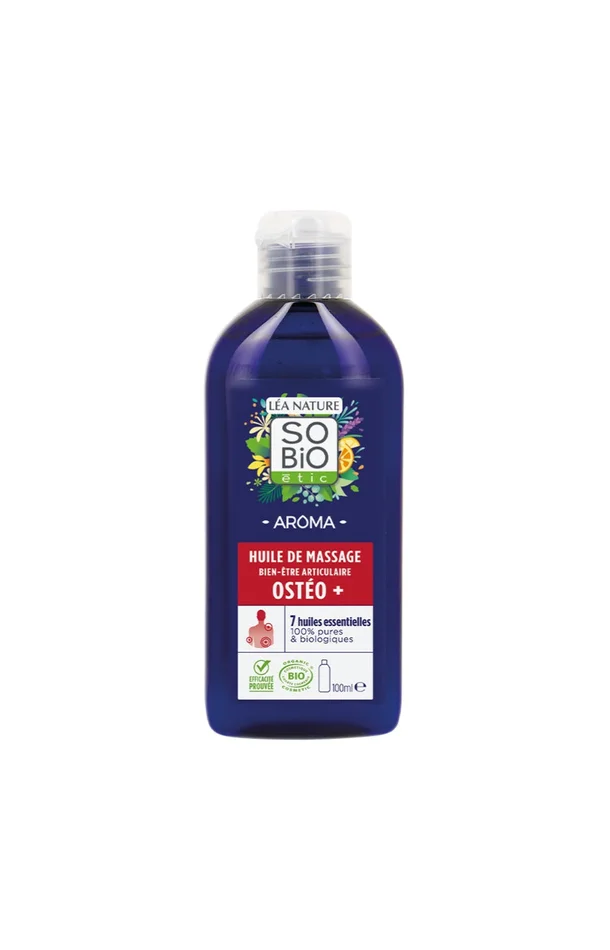Huile de massage bio – Bien-être musculaire & articulaire – 100 ml