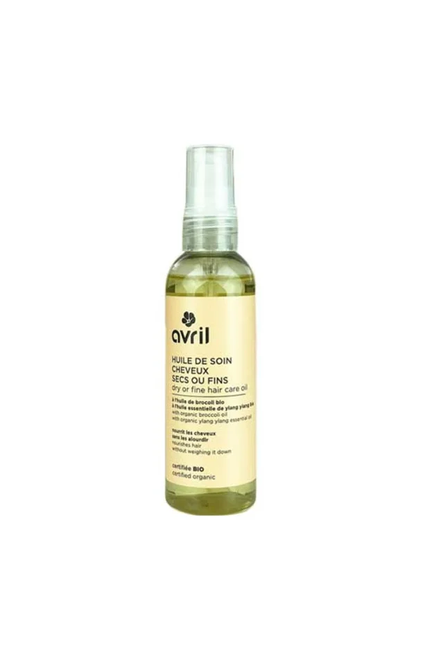 Huile de soin capillaire bio – Huile de brocoli – Cheveux secs & fin – 100 ml