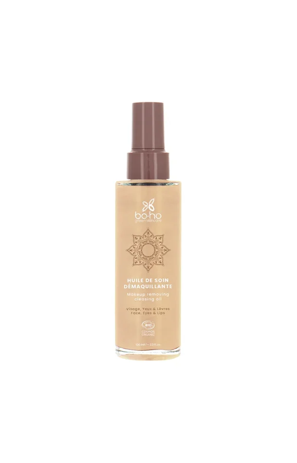 Huile de soin démaquillante bio – Visage, yeux & lèvres – 100 ml