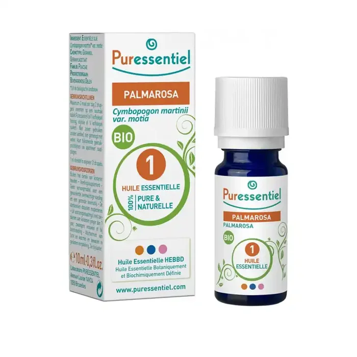 HUILE ESSENTIELLE BIO PALMAROSA 10ML PURESSENTIEL