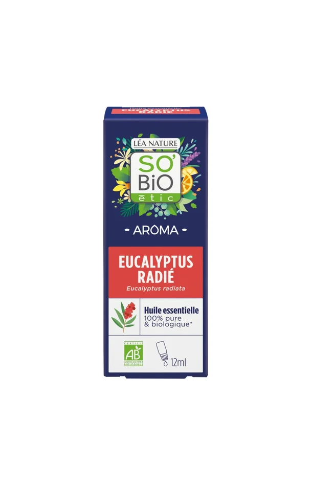 Huile essentielle d’eucalyptus radié bio – 12 ml
