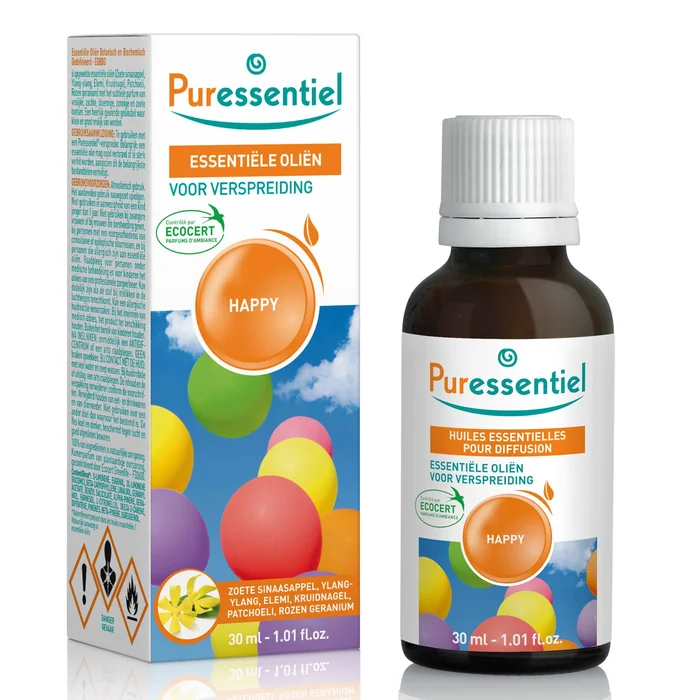 Huile Essentielle pour Diffusion – Happy 30 ml