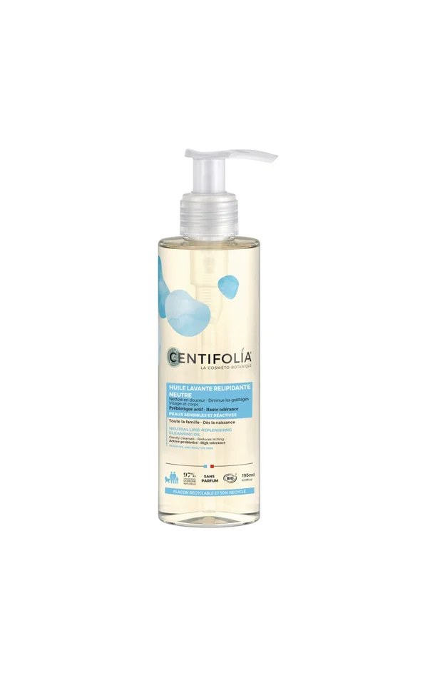 Huile lavante relipidante neutre bio – 195 ml