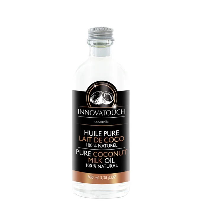Huile Pure Lait De Coco – Soin Peaux Normales à Sèches & Cheveux Secs 100 ml