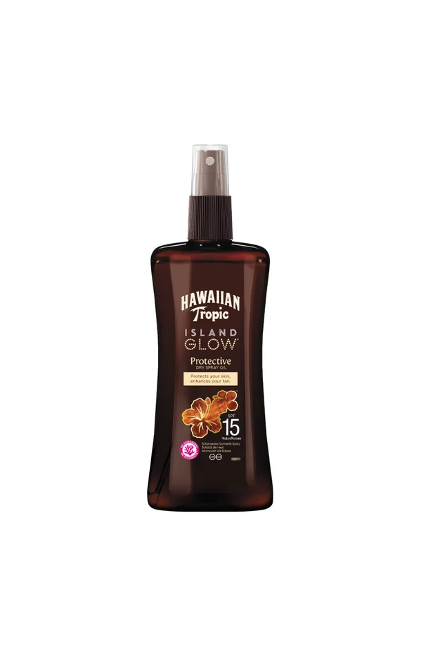 Huile solaire SPF 15 – Noix de coco & goyave – Island Glow – Corps – 200 ml