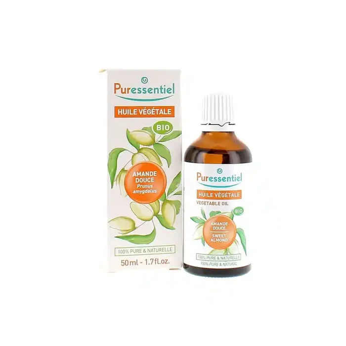 HUILE VEGETALE AMANDE DOUCE BIO 50ML PURESSENTIEL