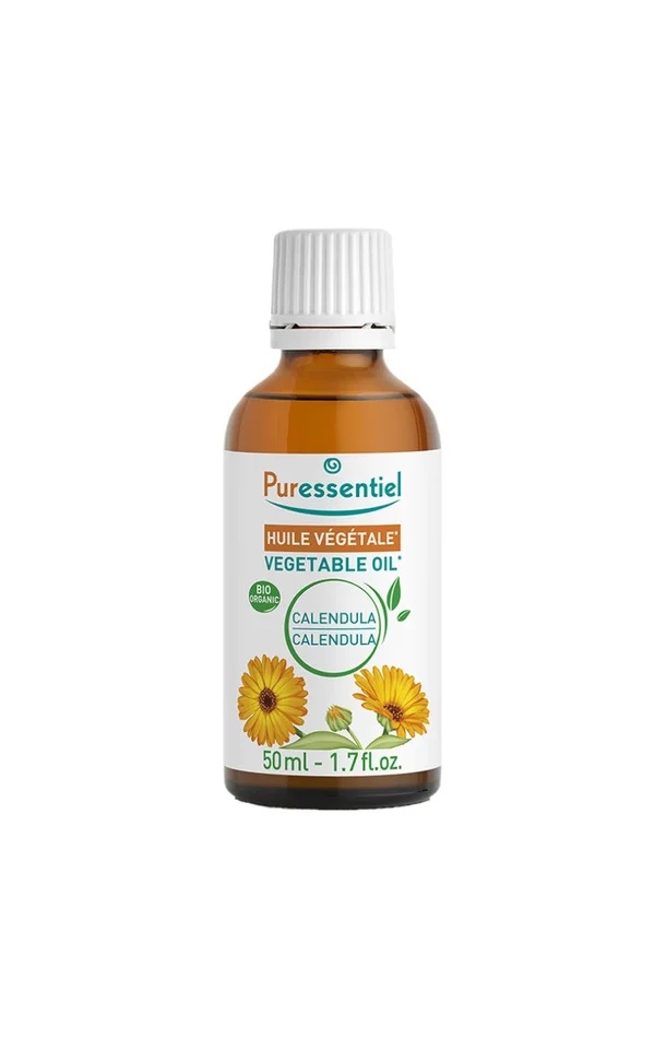 Huile végétale de calendula bio – Visage & corps – 50 ml