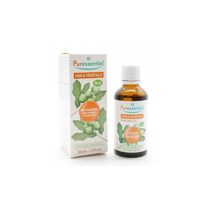 HUILE VEGETALE MACADAMIA BIO 50ML PURESSENTIEL