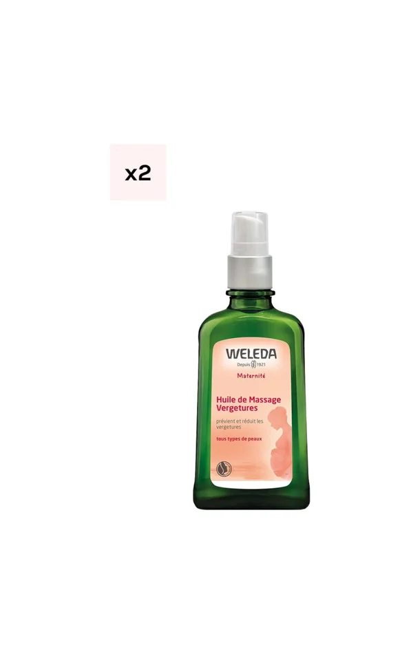 Huiles de massage – Vergetures – Maternité – 2 x 100 ml