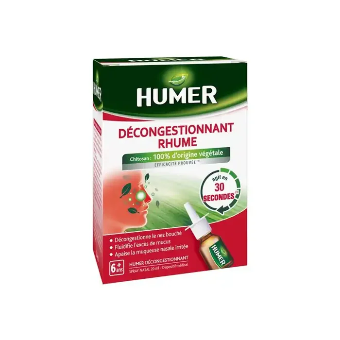 Humer decongestionnant rhume spray nasal 20ml