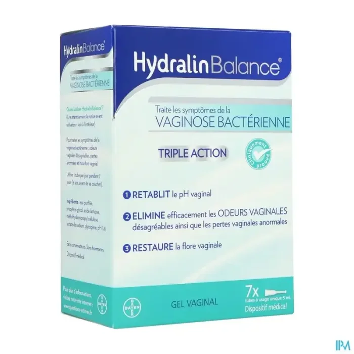 Hydralinbalance gel vaginal 5ml x7