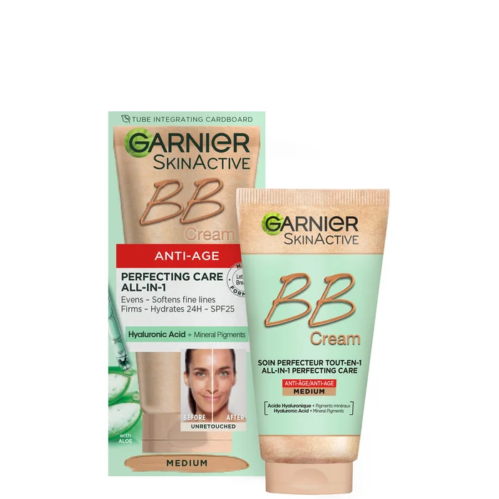 Hydratant teinté BB Crème anti-âge SPF15 SkinActive Garnier – Medium