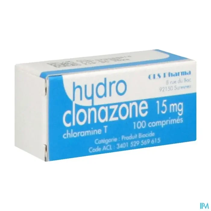 Hydroclonazone 15mg comprime pour solution buvable 100