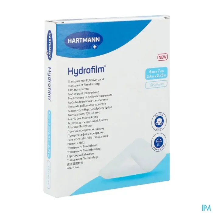 Hydrofilm transparent pansement adhesif 6cm x 7cm 10