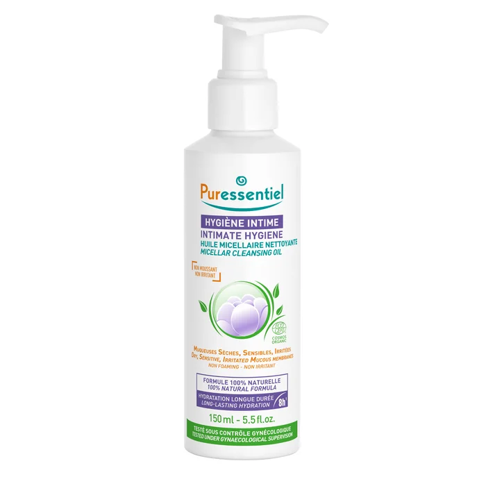 Hygiène Intime – Huile Lavante Sécheresse Bio 150 ml