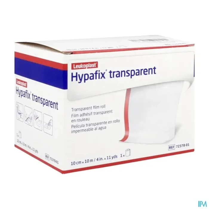 Hypafix transparent film adhesif 10m x 10cm