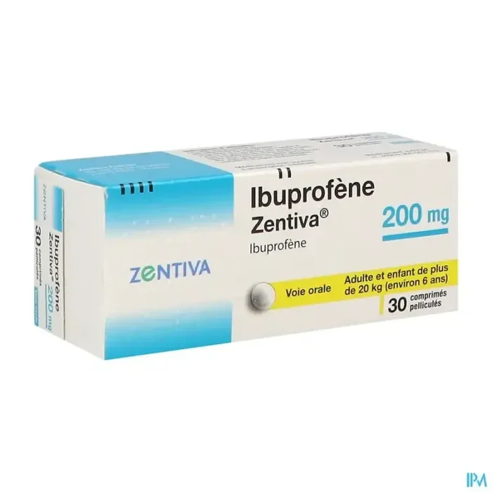 Ibuprofene zentiva 200mg comprimé 30