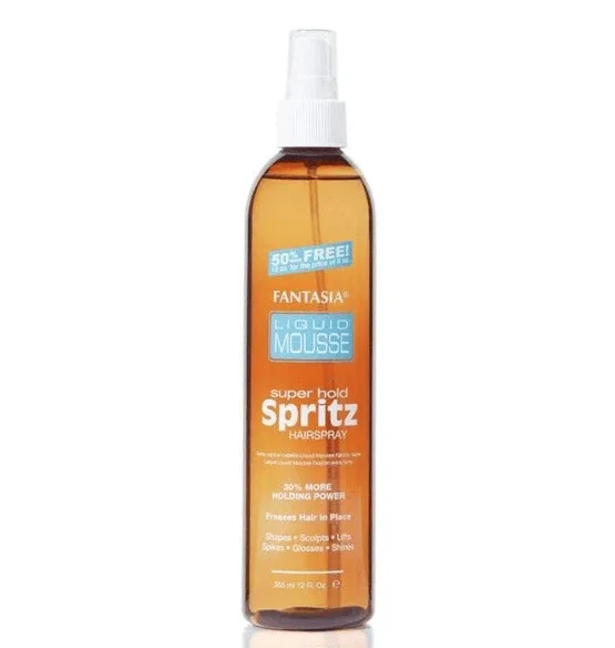 Ic Fantasia Liquid Mousse Super Hold Spritz Hair Spray (Très Fort) 295ml