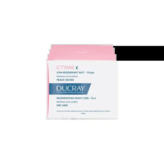 ICTYANE SOIN REGENERANT NUIT VISAGE PEAUX SECHES 50ML DUCRAY
