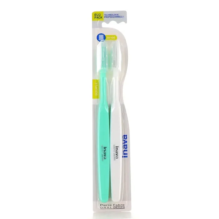 Inava Brosse à dents souple 20/100 DUO PACK