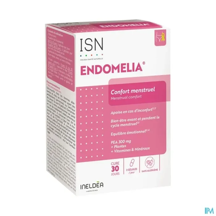 Ineldea isn endomelia confort menstruel gélule 60