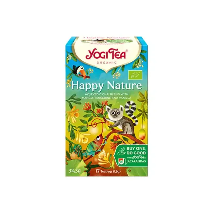 INFUSION HAPPY NATURE BIO 17 SACHETS YOGI TEA